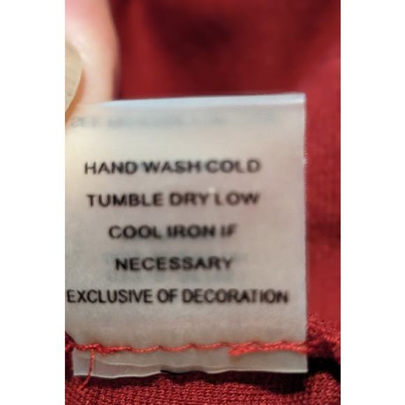 41Hawthorn Burgundy Dita Sleeveless Ponte Knit Tuck Pleated NWT Womens Sz M - Picture 7 of 15